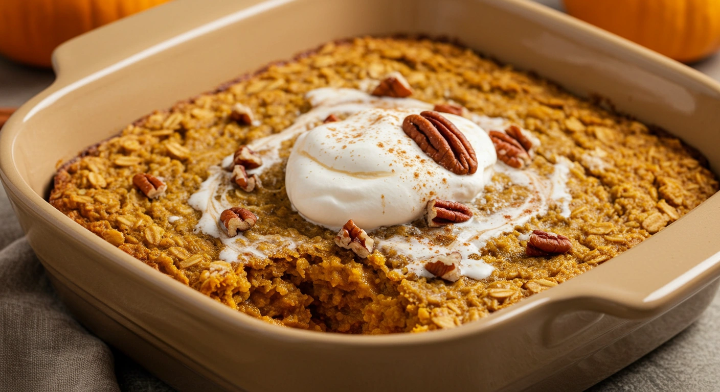 Pumpkin Baked Oatmeal